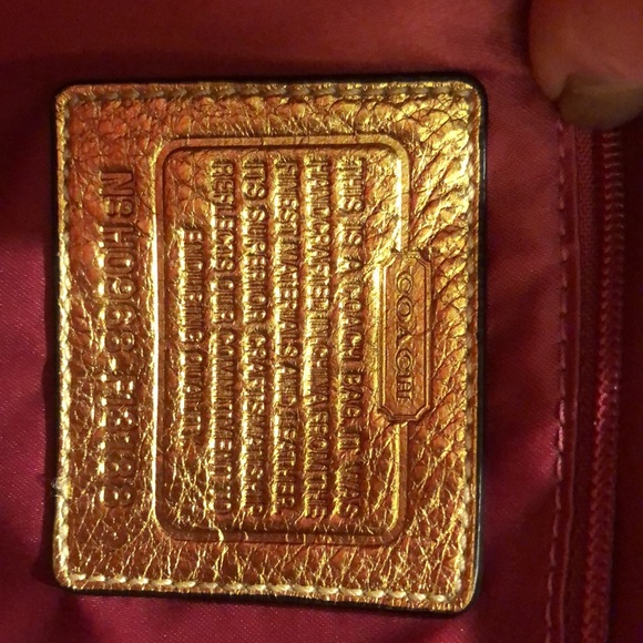 COACH WOMEN'S HERITAGE TATTERSALL GRAFFITI PURSE - Picture 5 of 6